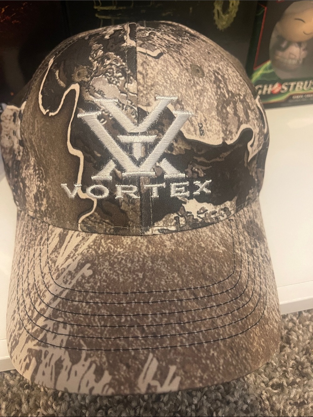 Vortex Men's Camo Baseball Cap - Brown/Black
